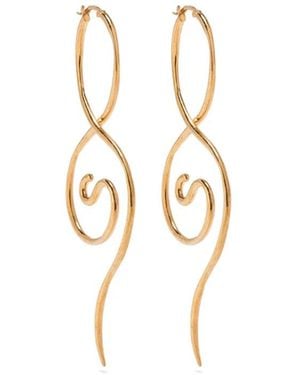 Panconesi Orecchini Pendenti A Spirale - Metallizzato