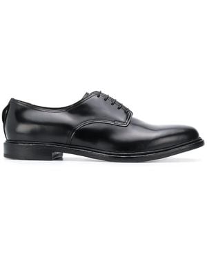 Dell'Oglio Patent Derby Shoes - Black