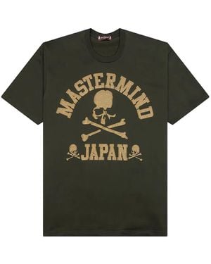 Mastermind Japan Glitter Skull-Print T-Shirt - Green