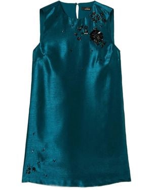 Twinset Mini Embellished Sleeveless Dress - Blue