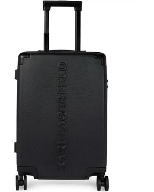 Karl Lagerfeld Trolley Rigido Da Cabina - Nero