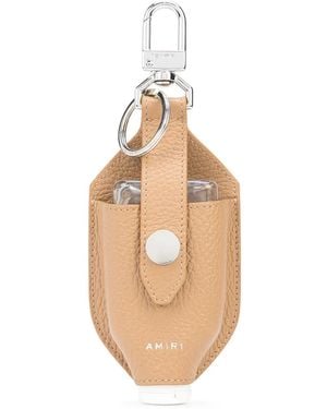 Amiri Small Logo-Print Bag - Natural