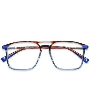 Etnia Barcelona Lunettes De Vue Meteor Crater À Monture Géométrique - Brown