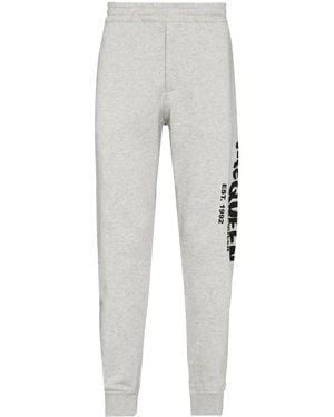 McQueen Jogginghose Mit Graffiti-Print - Grau