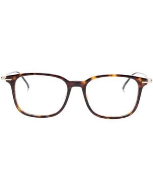 Montblanc Tortoiseshell-Effect Glasses - Brown