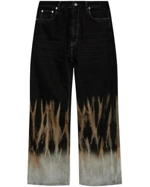 Rick Owens Jeans Met Kleurverloop - Zwart