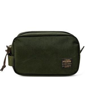 Filson Logo-Patch Zip-Around Pouch - Green