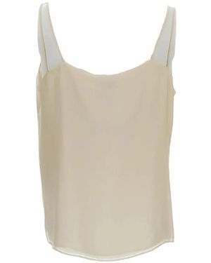 Hui Milano Top Mit U-Ausschnitt - Natur