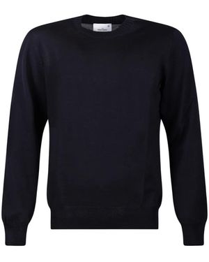 Gran Sasso Crew-Neck Long-Sleeve Jumper - Blue