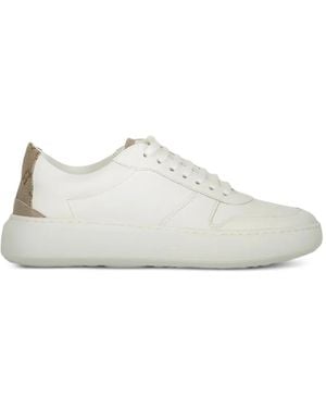 Herno Monogram-Detail Lace-Up Sneakers - White