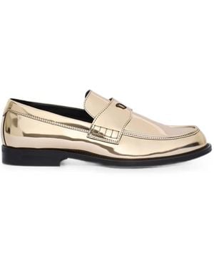 Gcds Wirdo Mirrored-Effect Loafers - White
