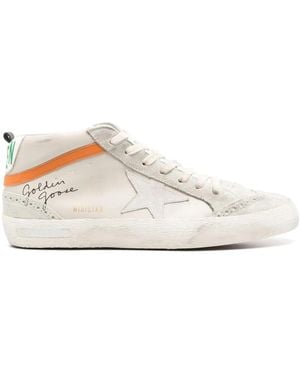 Golden Goose Sneakers Mid Star - Bianco