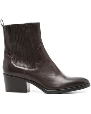 CURIOSITÉ 55Mm Leather Ankle Boots - Brown