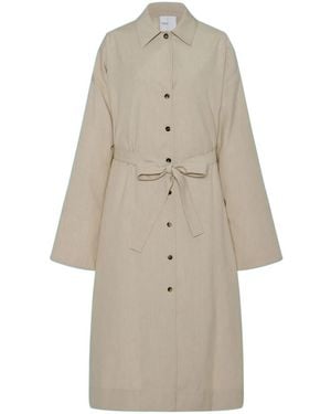 Rosetta Getty スプレッドカラー トレンチコート - ナチュラル