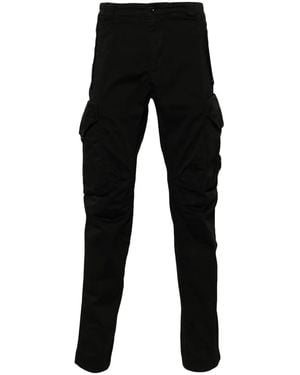 C.P. Company Cotton Cargo Trousers - Black