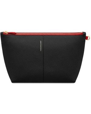 Maison De Sabre Pochette Flaire Médium En Cuir - Noir