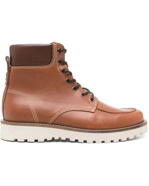 Marc O' Polo Leather Hiking Boots - Brown