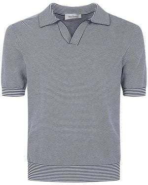 Gran Sasso Striped T-Shirt - Gray