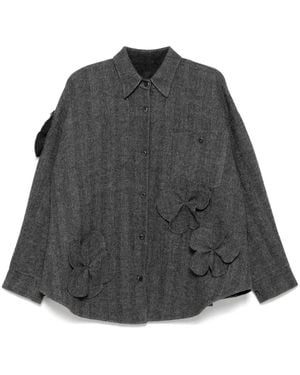 JNBY Flower-Detailing Jacket - Gray