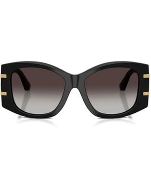 Dolce & Gabbana Sonnenbrille Mit Logo-Detail - Schwarz