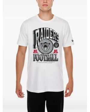 KTZ Raiders T-Shirt Mit Grafischem Print - Weiß
