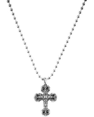 Chrome Hearts Filigree Ball-Chain Necklace - Metallic