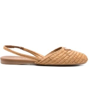 Prada Häkelballerinas - Natur