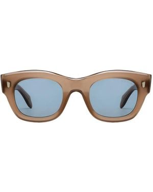 Cutler and Gross Lunettes De Soleil 9261 À Monture Ronde - Bleu