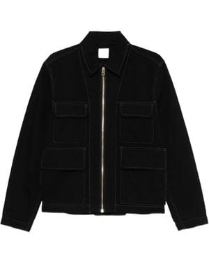 Paul Smith Jeansjacke Mit Dunkler Waschung - Schwarz