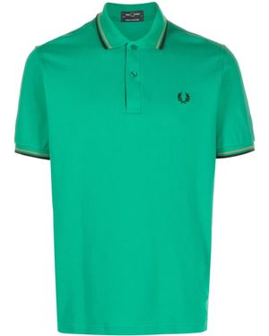 Fred Perry ロゴ ポロシャツ - グリーン