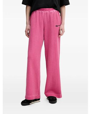 KARL LAGERFELD Elasticated Waist Trousers - Pink