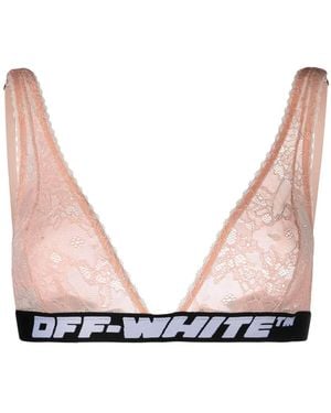 Off-White c/o Virgil Abloh Triangel-Bh Mit Logo - Pink