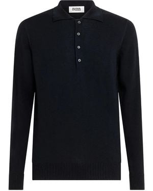 Alpha Industries Buttoned Polo Shirt - Blue