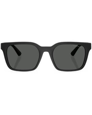 Emporio Armani Square-Frame Sunglasses - Black