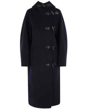 Rohe Abrigo Con Capucha - Negro