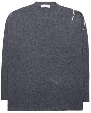 Paura Riccione Thread-Detail Sweater - Blue