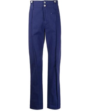 Isabel Marant Hose mit Bundfalten - Blau