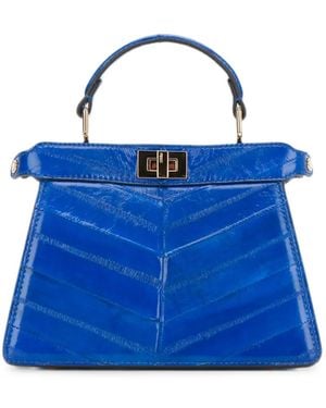 Fendi Peekaboo Iseeu Schultertasche - Blau