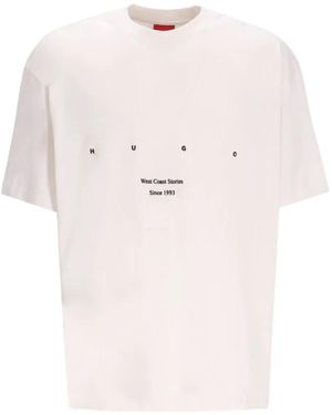 HUGO グラフィック Tシャツ - ピンク