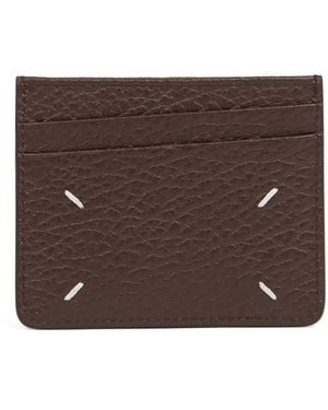 Maison Margiela Slim 6cc カードケース - ブラウン