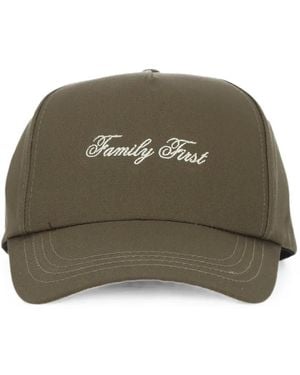 FAMILY FIRST Logo-Embroidered Baseball Cap - Green