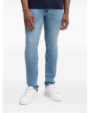 Guess Finnley Logo Patch Jeans - Blue