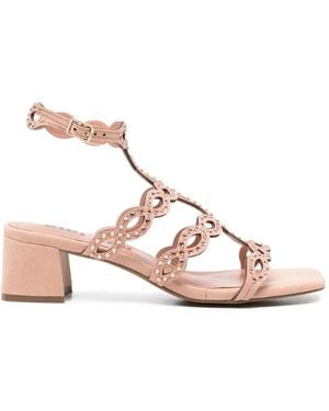 Bibi Lou Kai Embellished Sandals - Pink