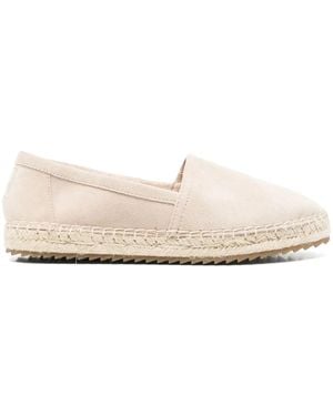 Marc O' Polo Suede Falt Espadrilles - Natural