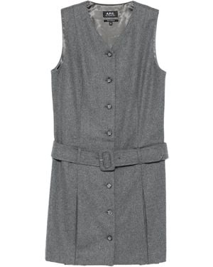 A.P.C. Abito Con Cintura - Grigio