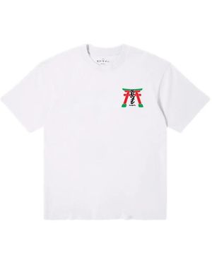 Edwin Torii Graphic-Print T-Shirt - White