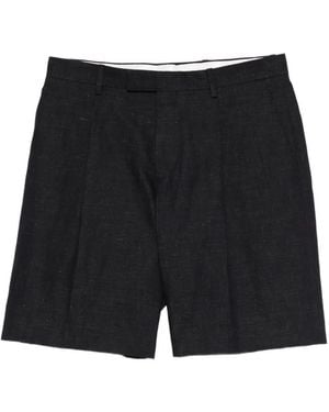 Lardini Pleated Shorts - Black