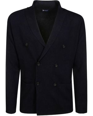 FILIPPO DE LAURENTIIS Double-Breasted Blazer - Blue