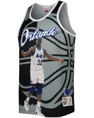 Mitchell & Ness Sublimated Player "Shaquille O'Neal" Tank Top - Grey