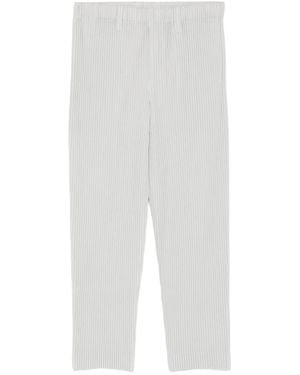 Homme Plissé Issey Miyake Homme Plisse' Issey Miyake Pleated Trousers - White